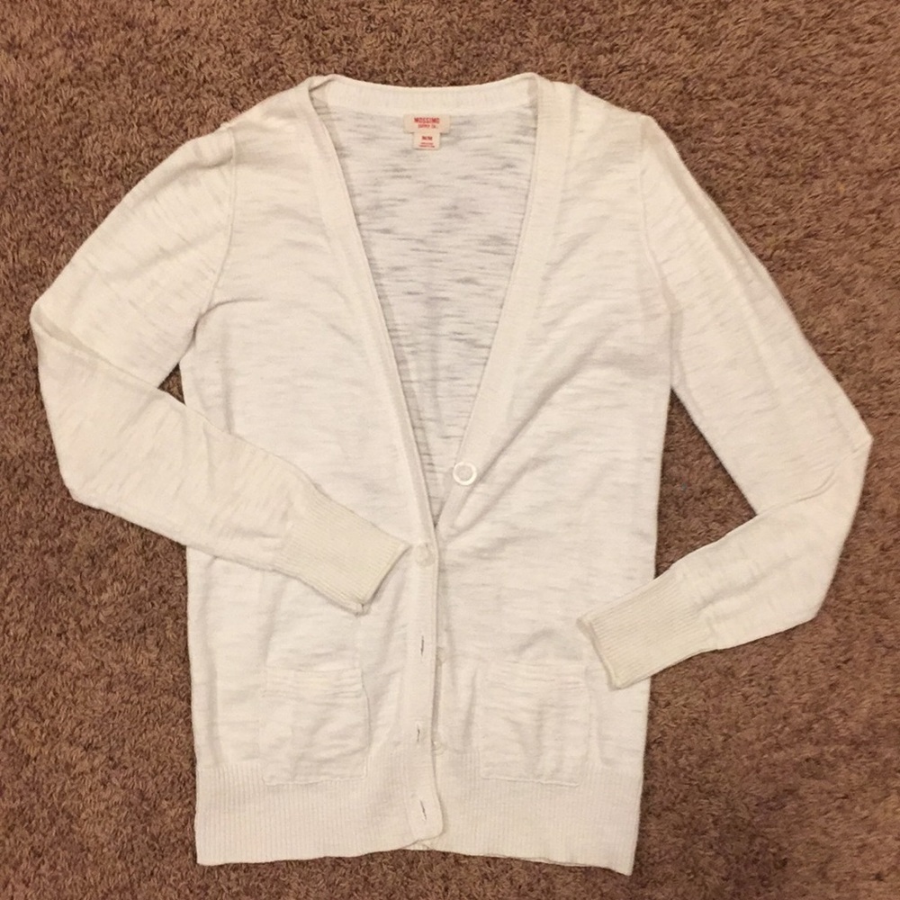 Cream/white Mossimo cardigan